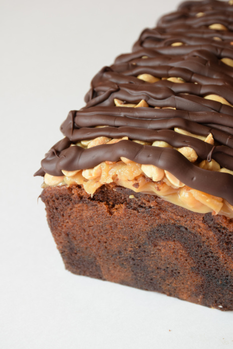 Lire la suite à propos de l’article Cake marbré chocolat cacahuète ultra régressif