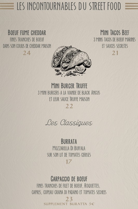 menu de yava paris street food